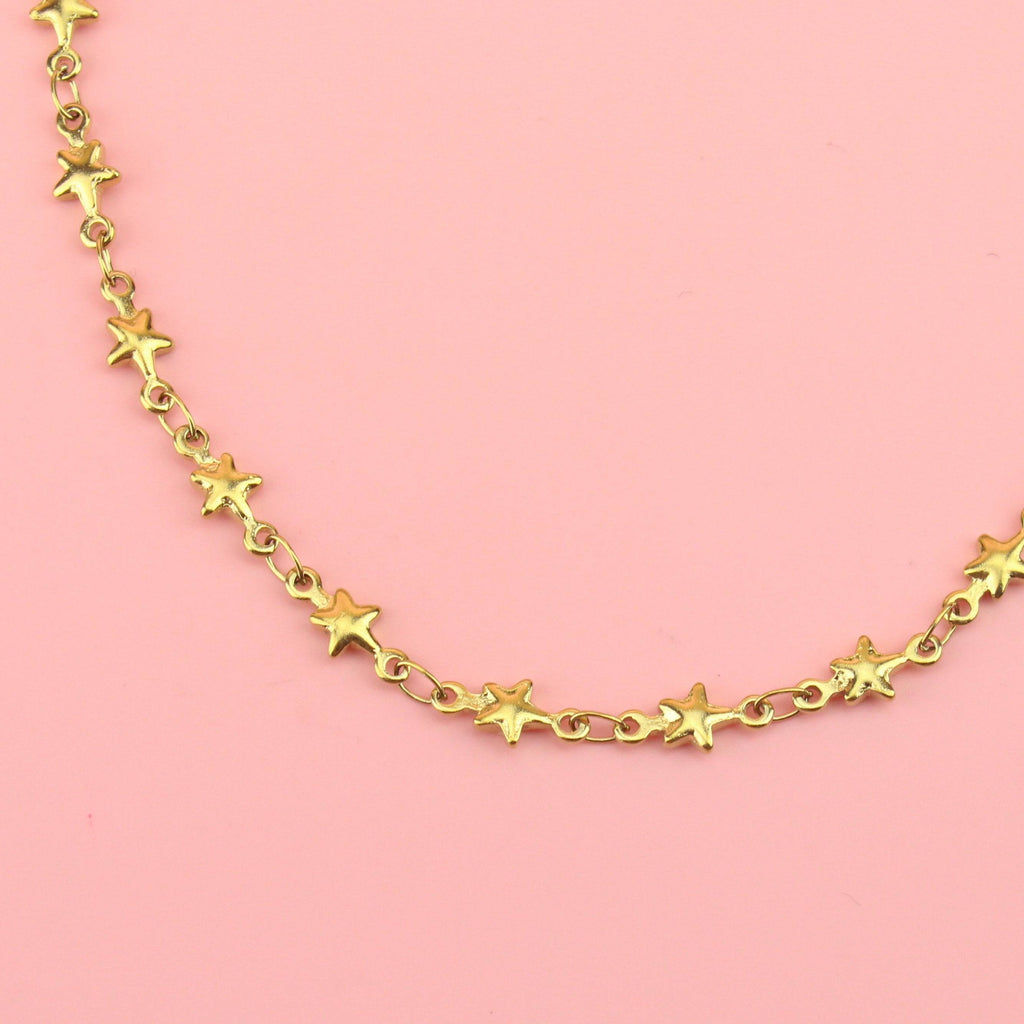 Star Anklet (Gold Plated) - Sour Cherry