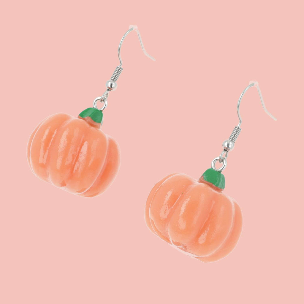 Gone Pumpkin Pickin Earrings - Sour Cherry