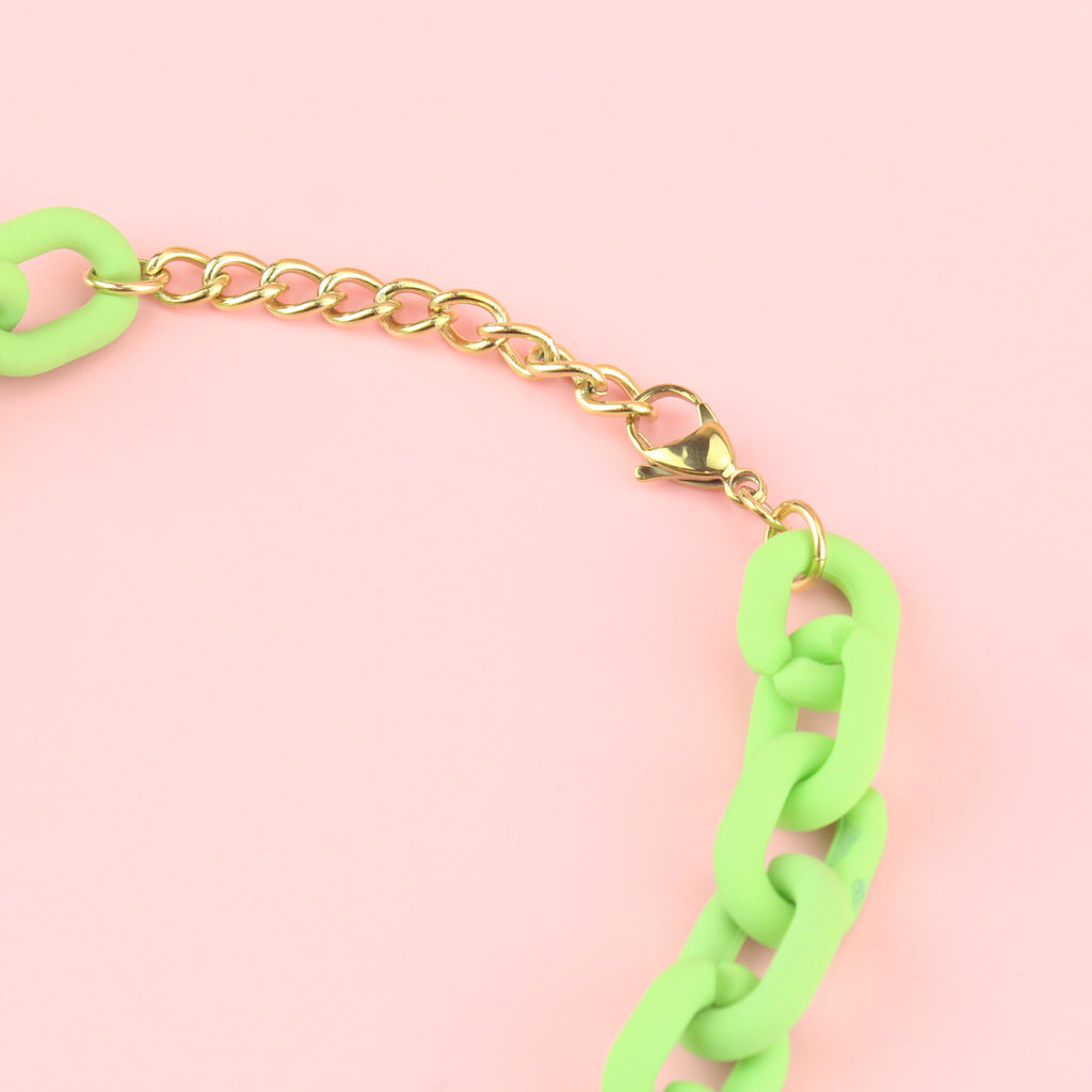 Gold plated stainless steel extension chain