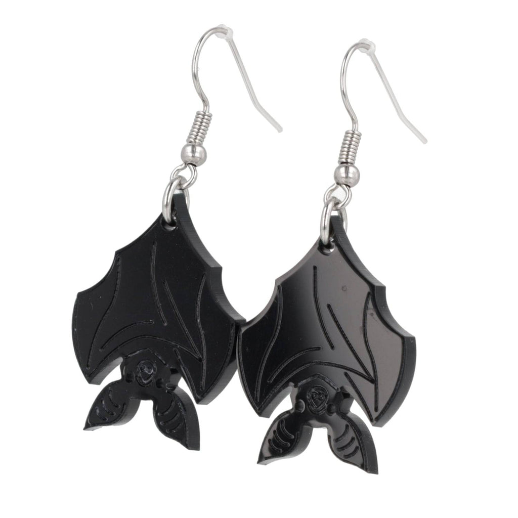Hang In There Bat Earrings - Sour Cherry