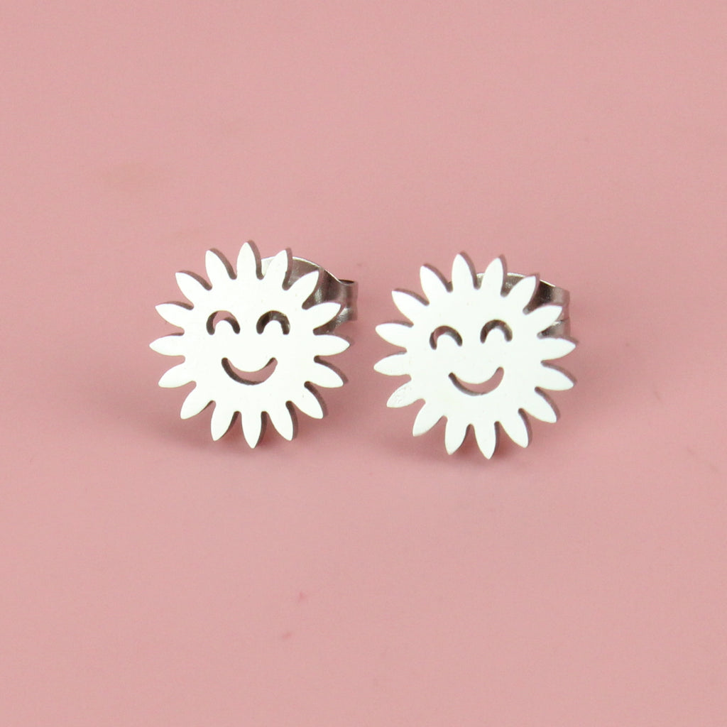 Happy Little Suns Studs - Sour Cherry