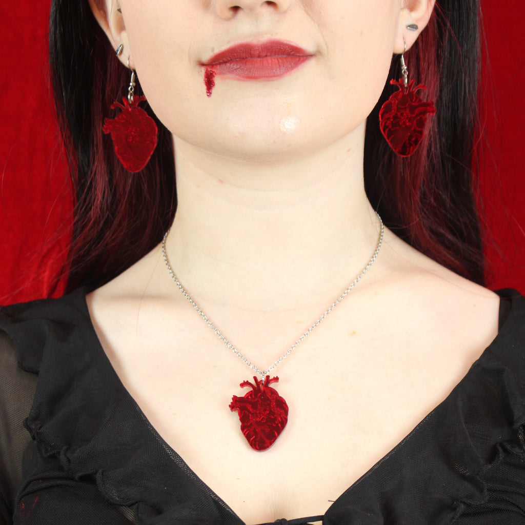 Heart-core Necklace - Sour Cherry