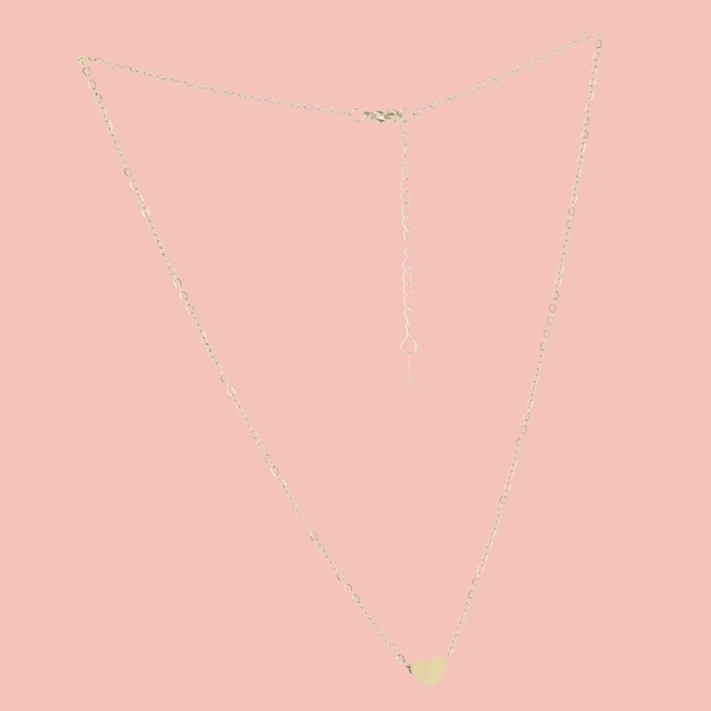 Heart Necklace (Gold Plated) - Sour Cherry