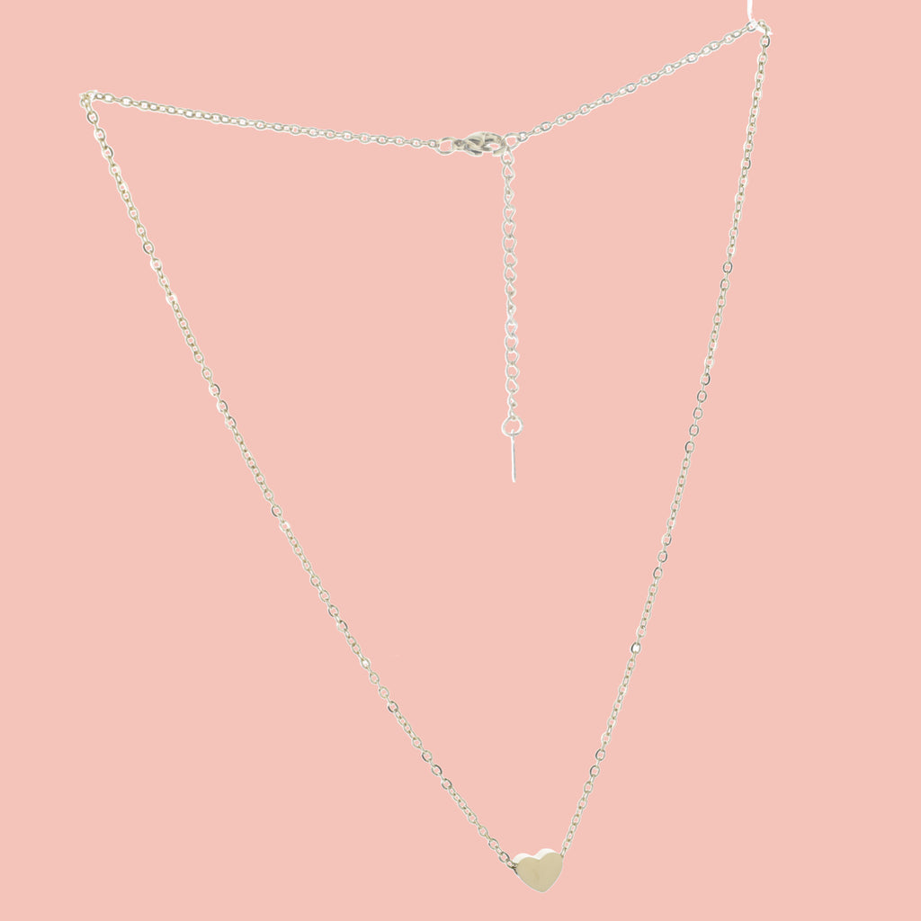 Heart Necklace (Gold Plated) - Sour Cherry