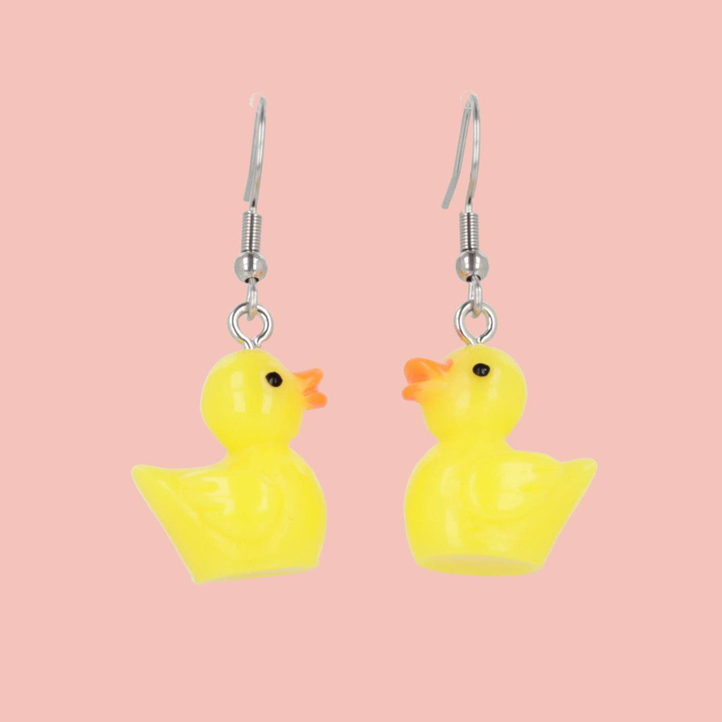 Hook-A-Duck Earrings - Sour Cherry