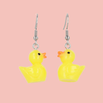 Hook-A-Duck Earrings - Sour Cherry