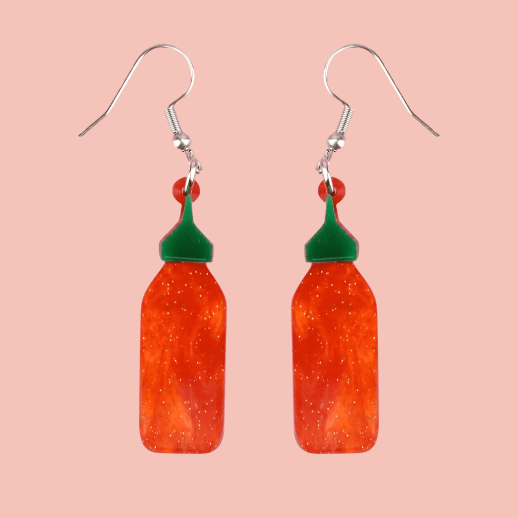 Hot Sauce Earrings - Sour Cherry