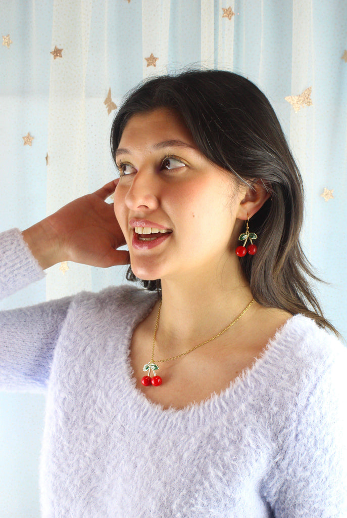 Cherry Bomb Necklace - Sour Cherry