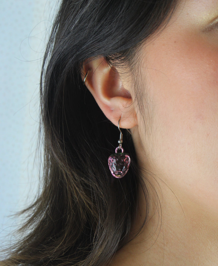 Light Pink Berry Nice Earrings - Sour Cherry