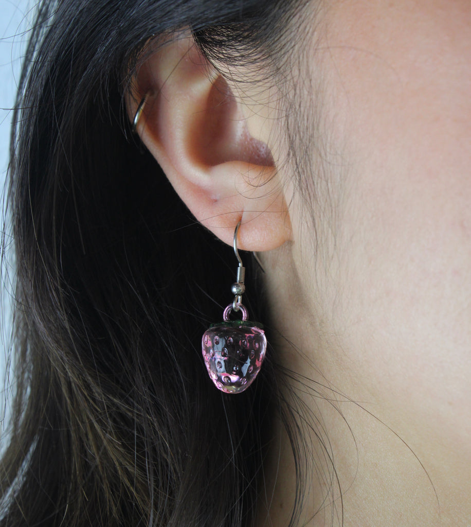 Light Pink Berry Nice Earrings - Sour Cherry