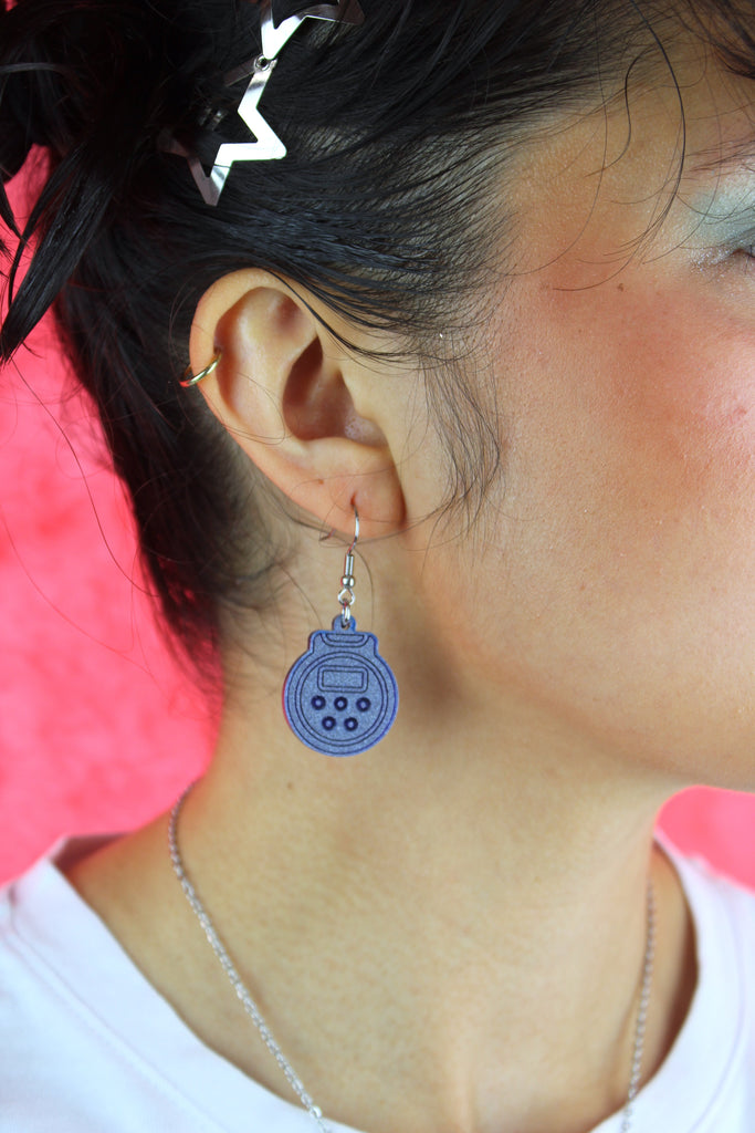 Headphones On! Walkman Earrings - Sour Cherry