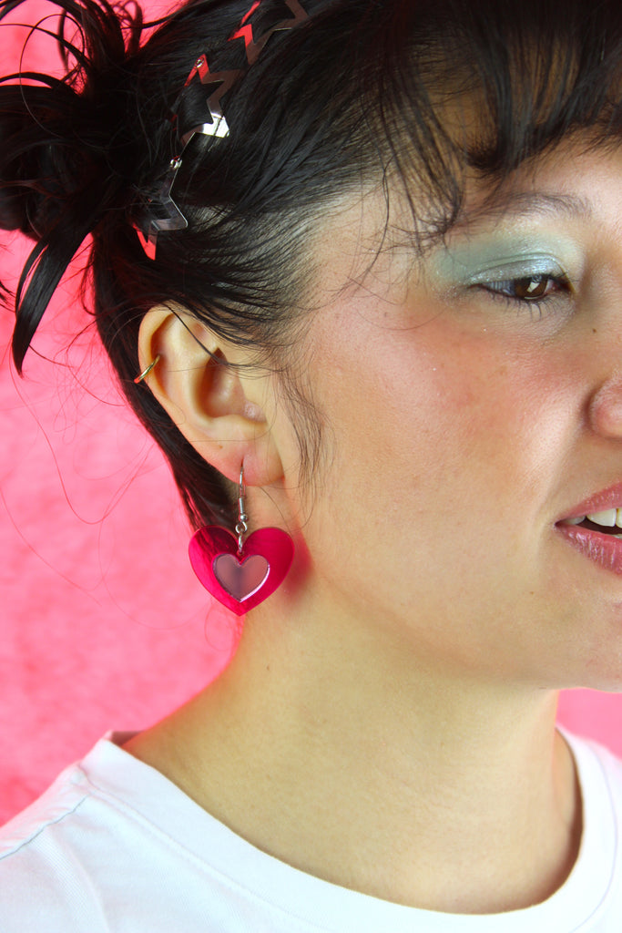 Crazy In Love Earrings - Sour Cherry