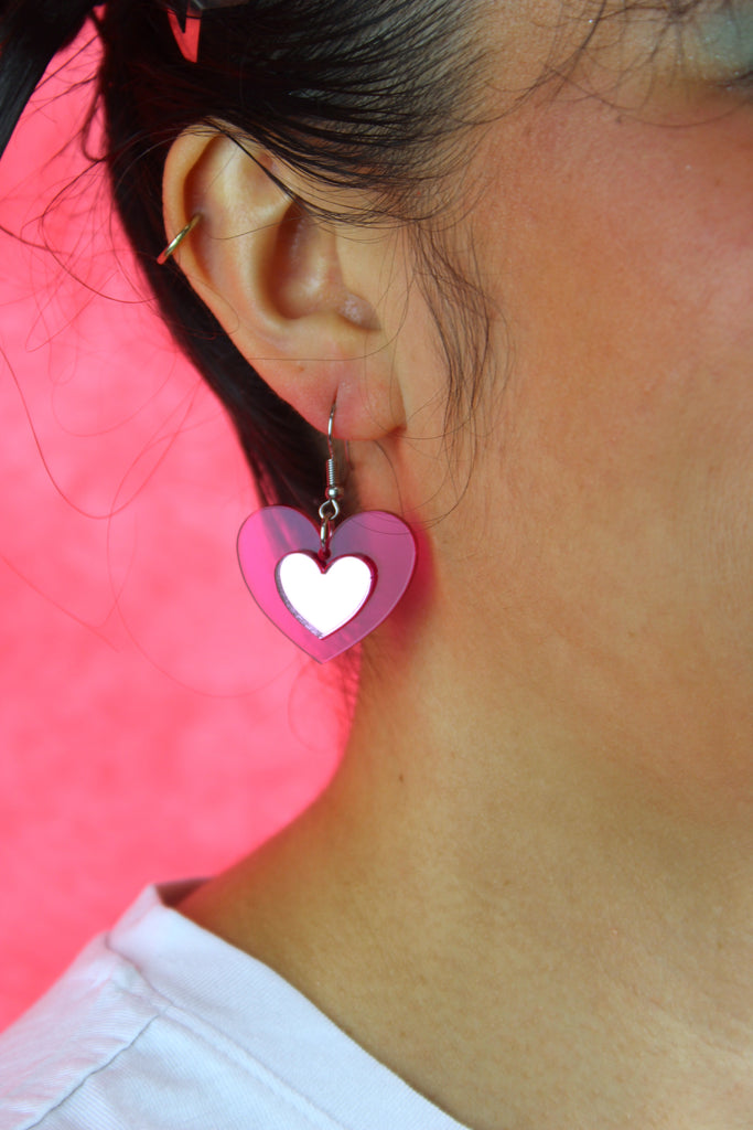 Crazy In Love Earrings - Sour Cherry