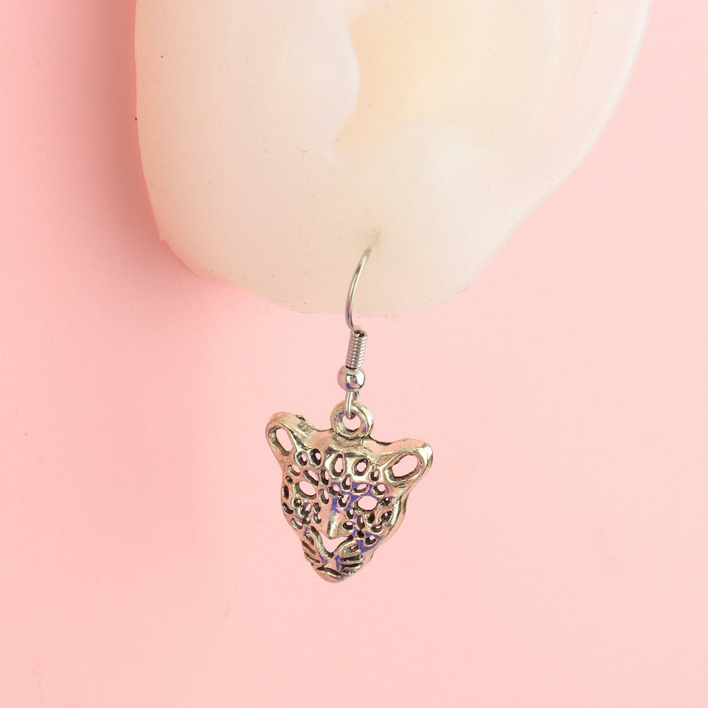 Lovely Leopard Earrings - Sour Cherry