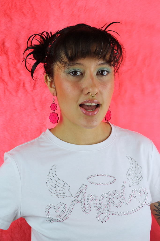 I'll Bring You Flowers Earrings - Sour Cherry