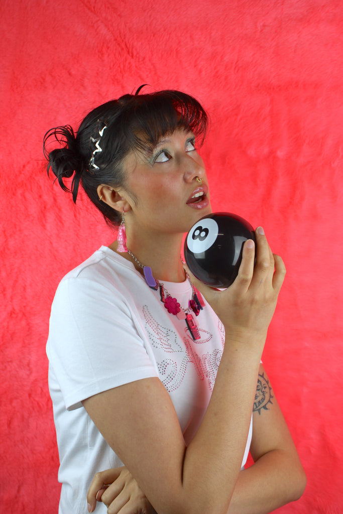 Live, Laugh, Lava Lamp Earrings - Sour Cherry