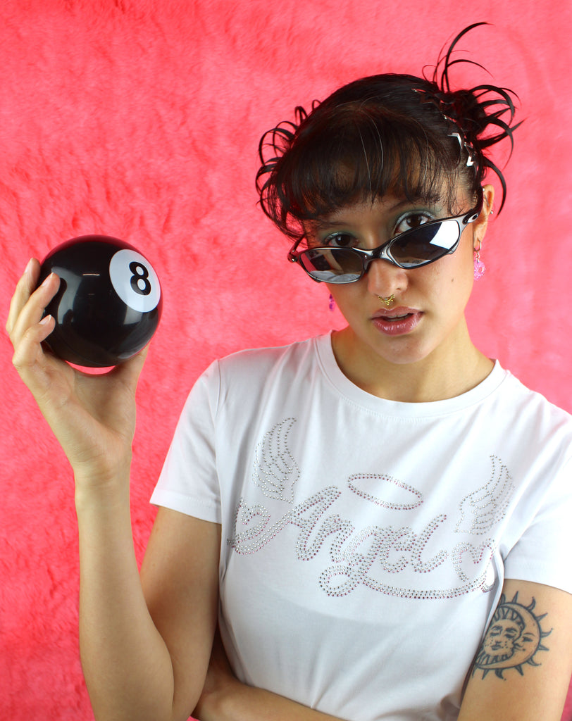 Beam Me Up! Alien Huggie Hoop Earrings - Sour Cherry