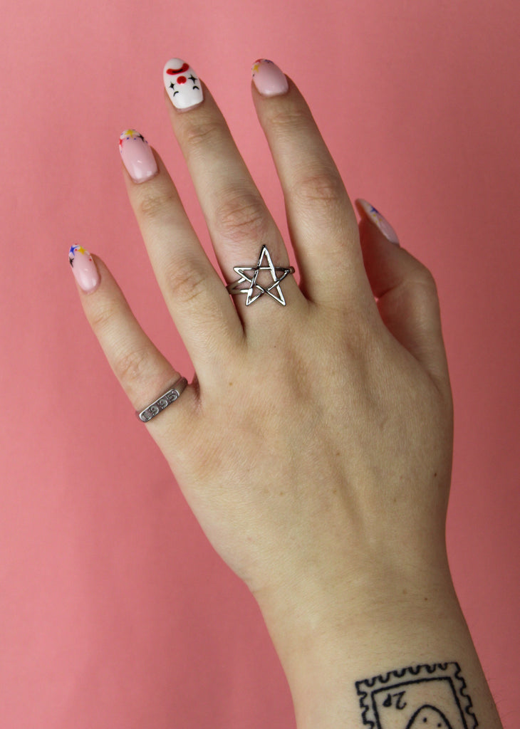Pentagram Ring - Sour Cherry