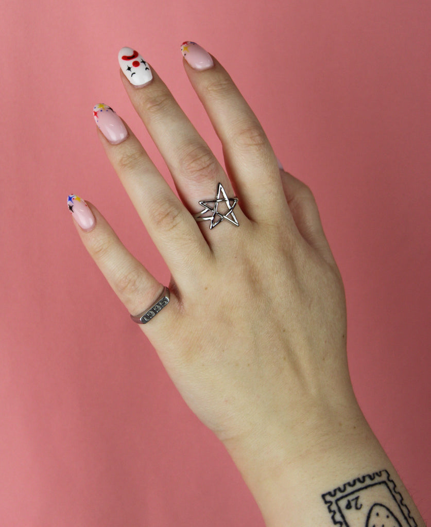Pentagram Ring - Sour Cherry
