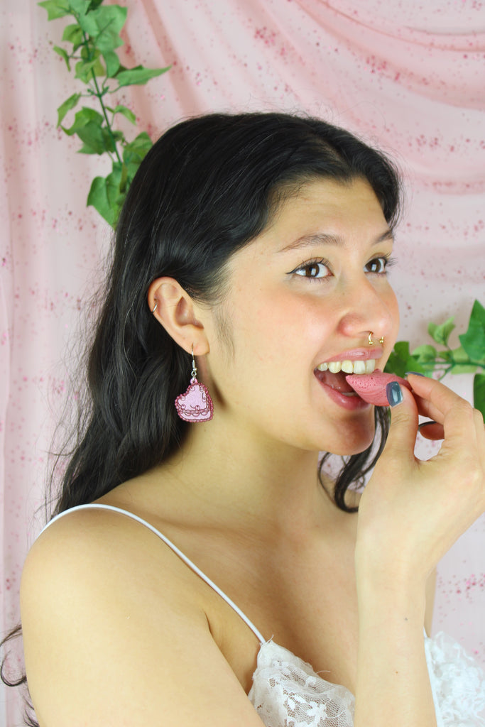 Bakin' Love Earrings - Sour Cherry