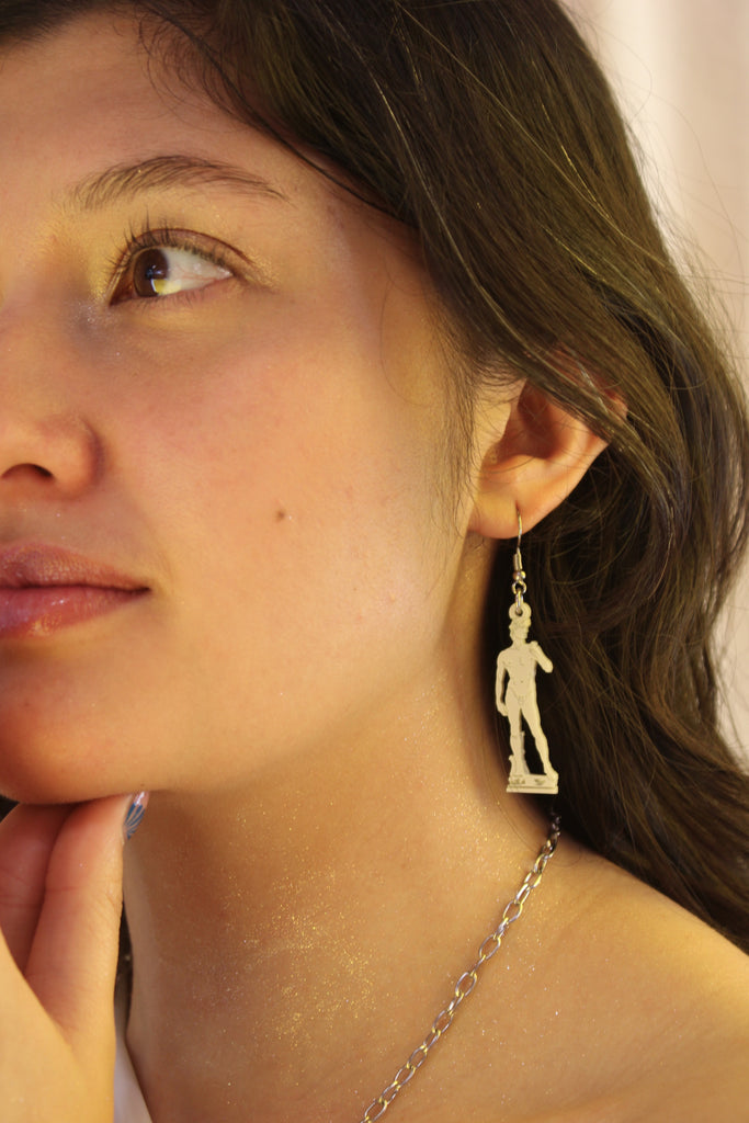 David Sculpture Earrings - Sour Cherry