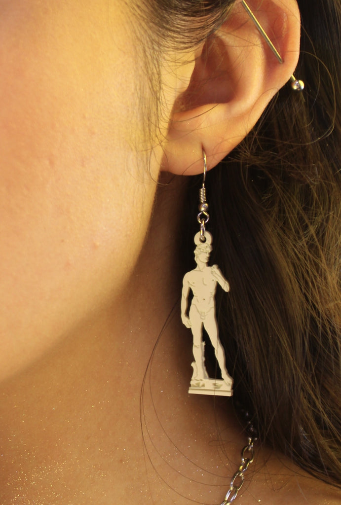 David Sculpture Earrings - Sour Cherry