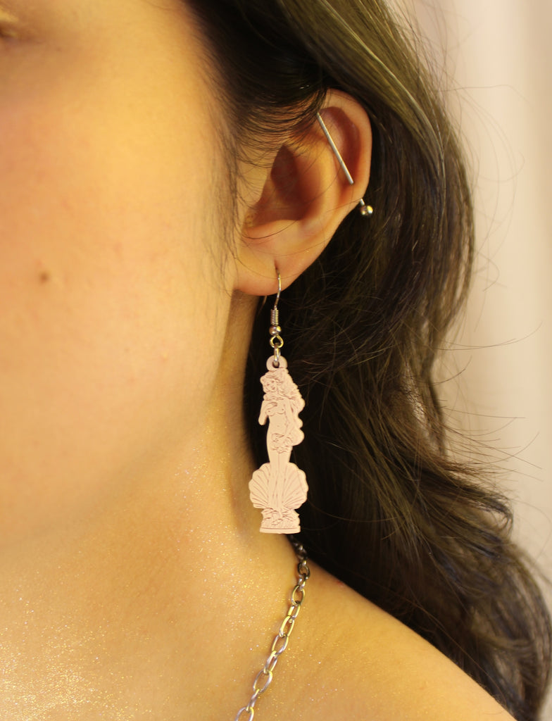 Birth of Venus Body Earrings - Marshmallow Pink - Sour Cherry