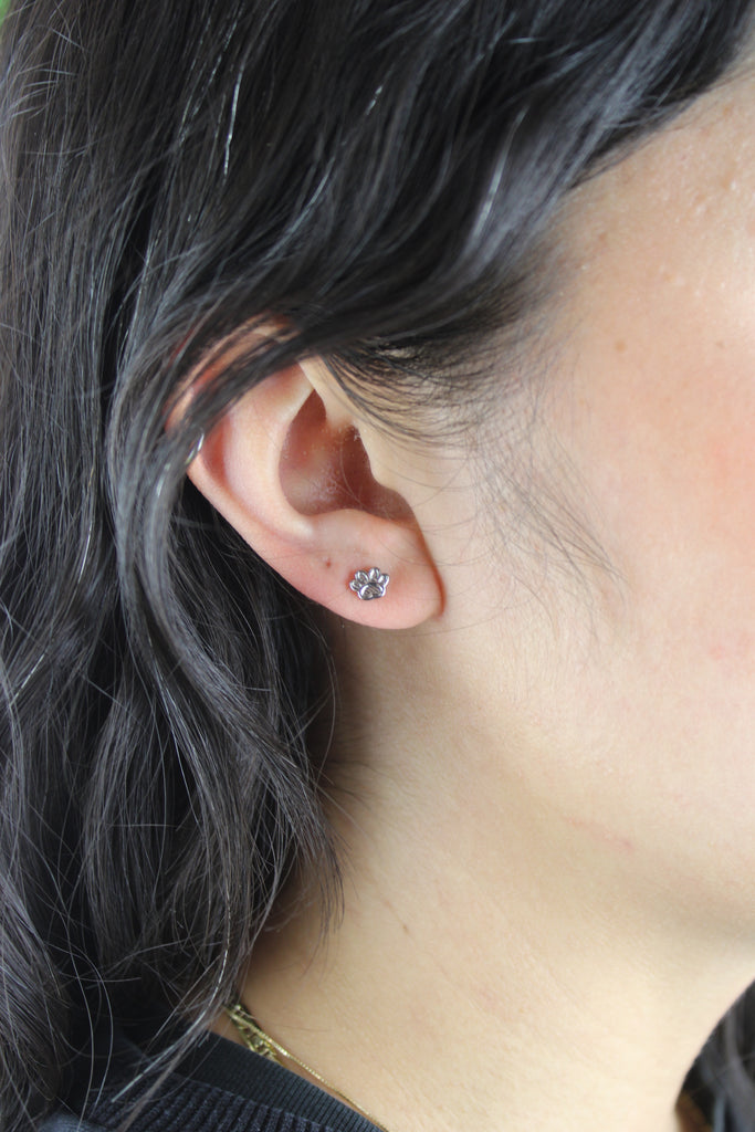 Pawfect Stud Earrings - Sour Cherry