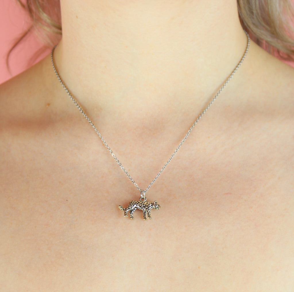 Leopard Necklace - Sour Cherry