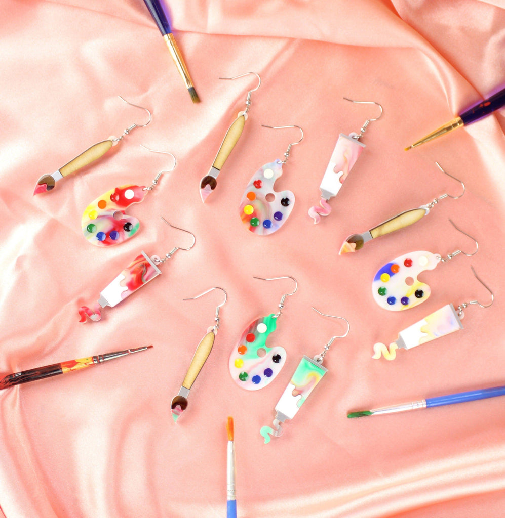 This Is An Art Earrings Set! - Sour Cherry