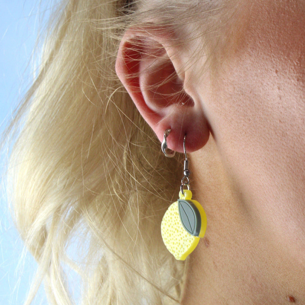 When Life Gives You Lemons Earrings - Sour Cherry