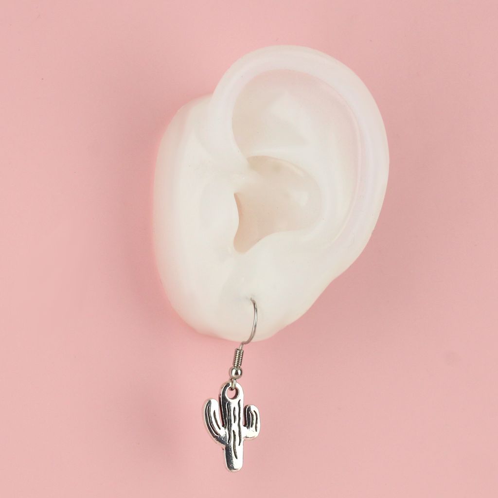 Just Deserts Cactus Earrings - Sour Cherry