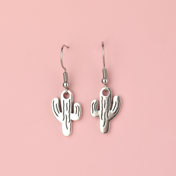 Just Deserts Cactus Earrings - Sour Cherry