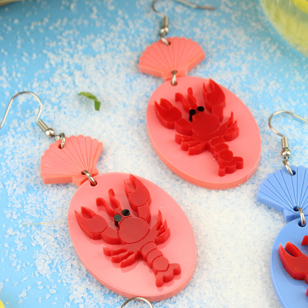 Earrings For A Sushi Restaurant (Pink) - Sour Cherry