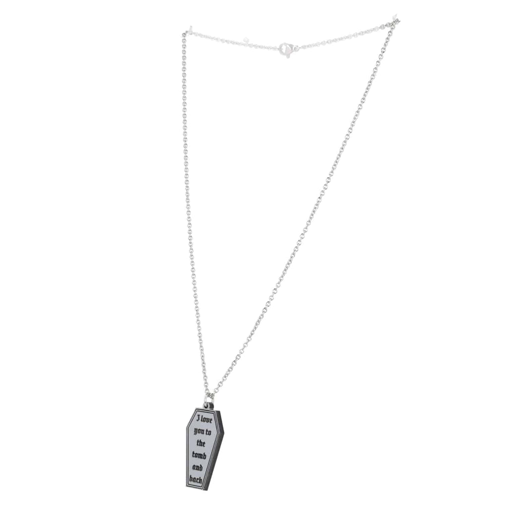 I Love You To The Tomb And Back Necklace - Sour Cherry