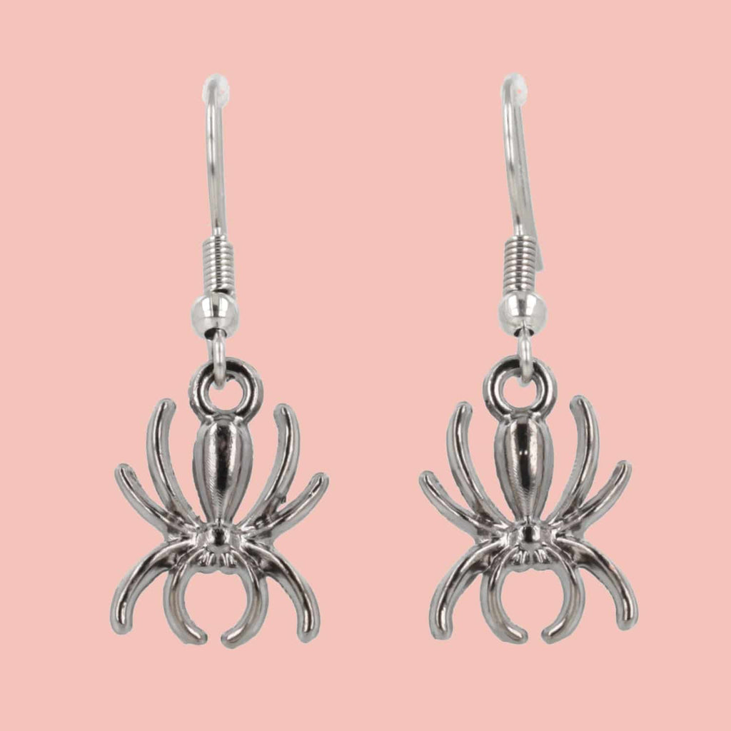 Incy Wincy Spider Earrings - Sour Cherry