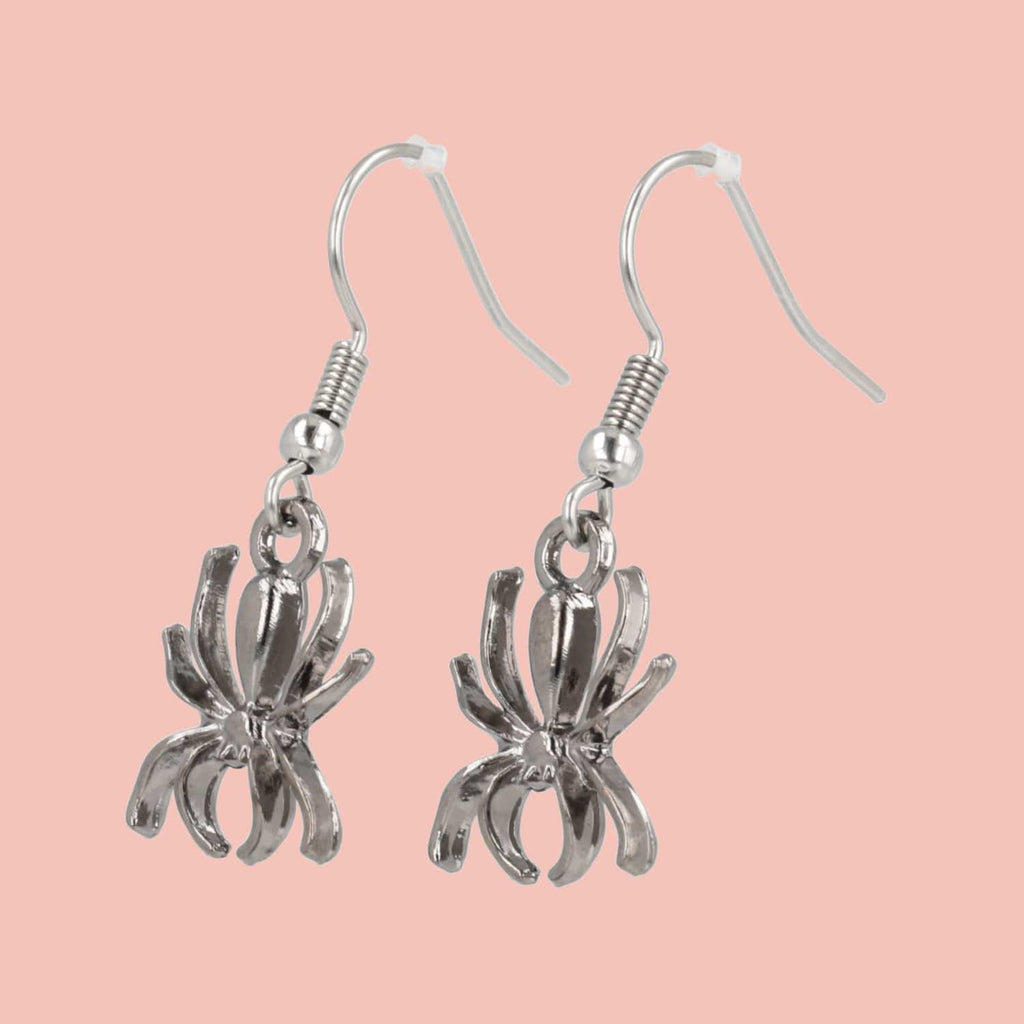 Incy Wincy Spider Earrings - Sour Cherry