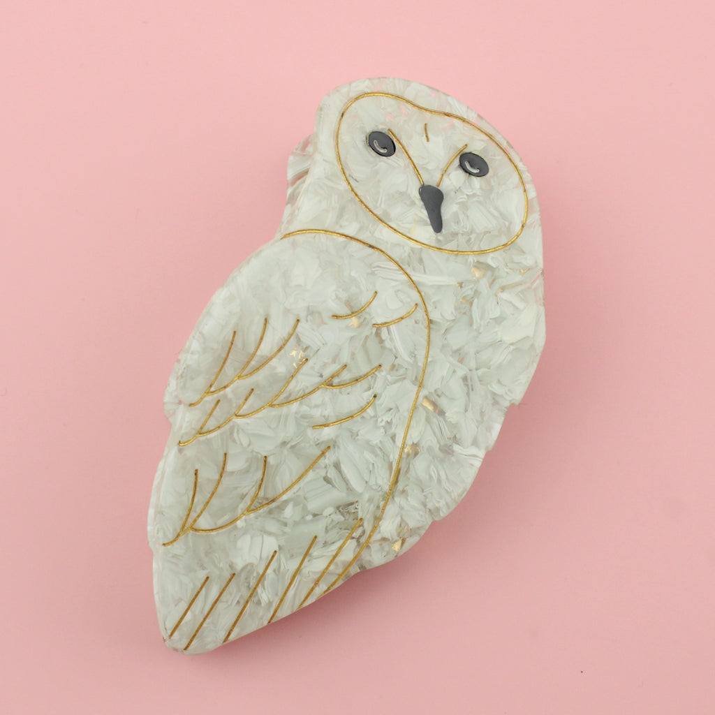 3D Claw Clip in the shape of an Owl