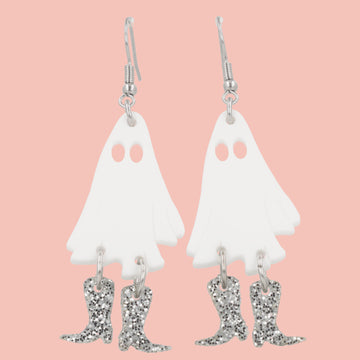 Let's Go Ghouls Earrings - Sour Cherry
