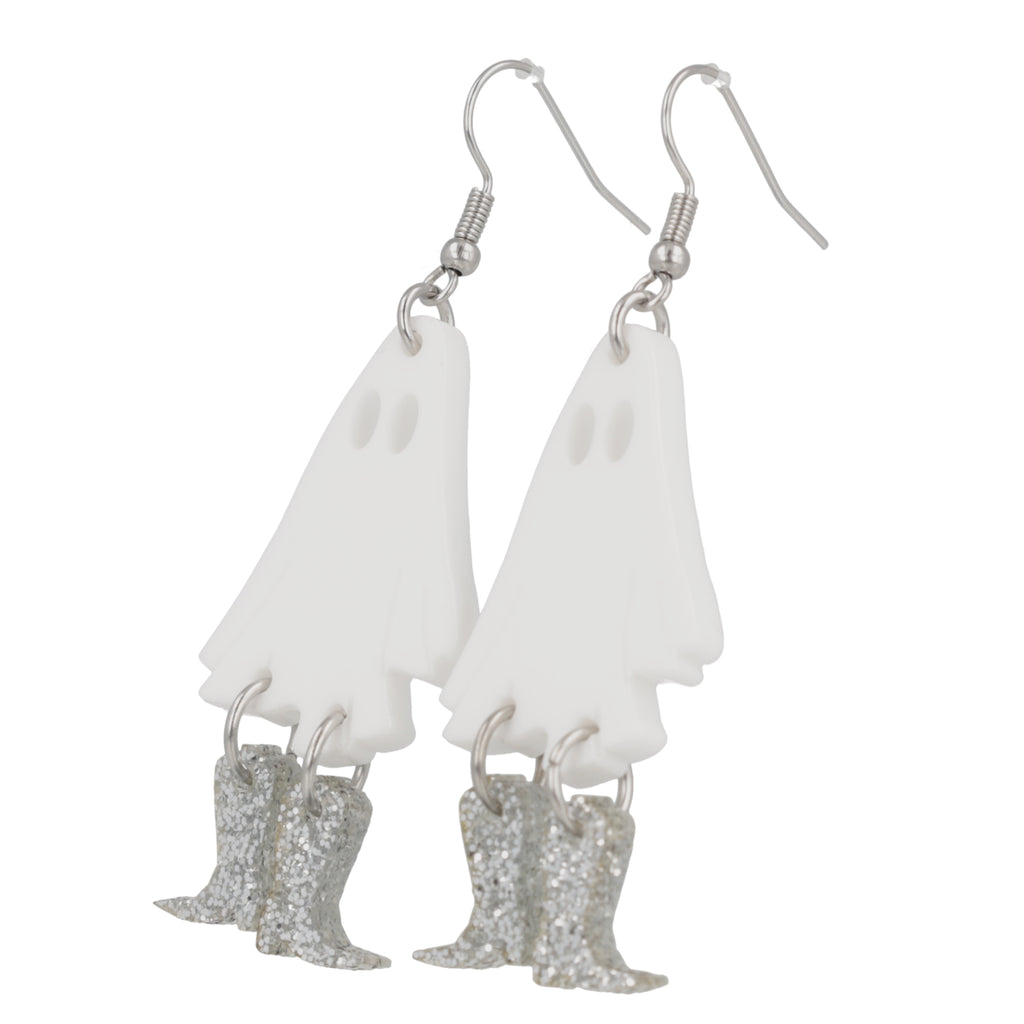 Let's Go Ghouls Earrings - Sour Cherry