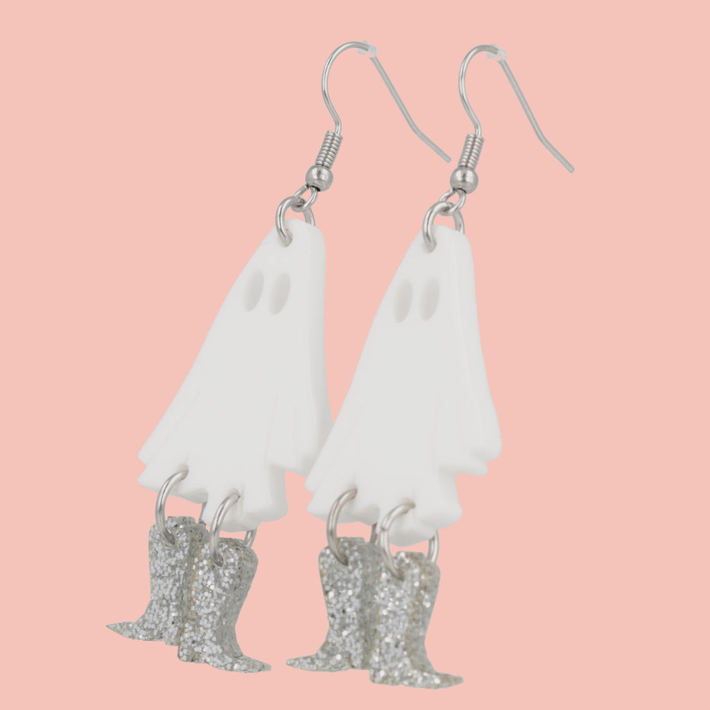 Let's Go Ghouls Earrings - Sour Cherry