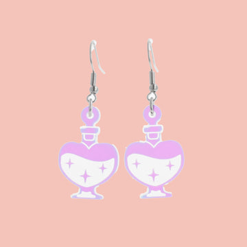 Love Potion Earrings - Sour Cherry