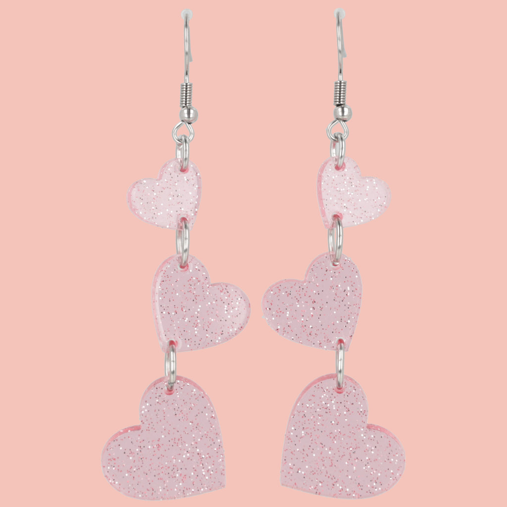 Love Is In The Air Earrings - Pink - Sour Cherry