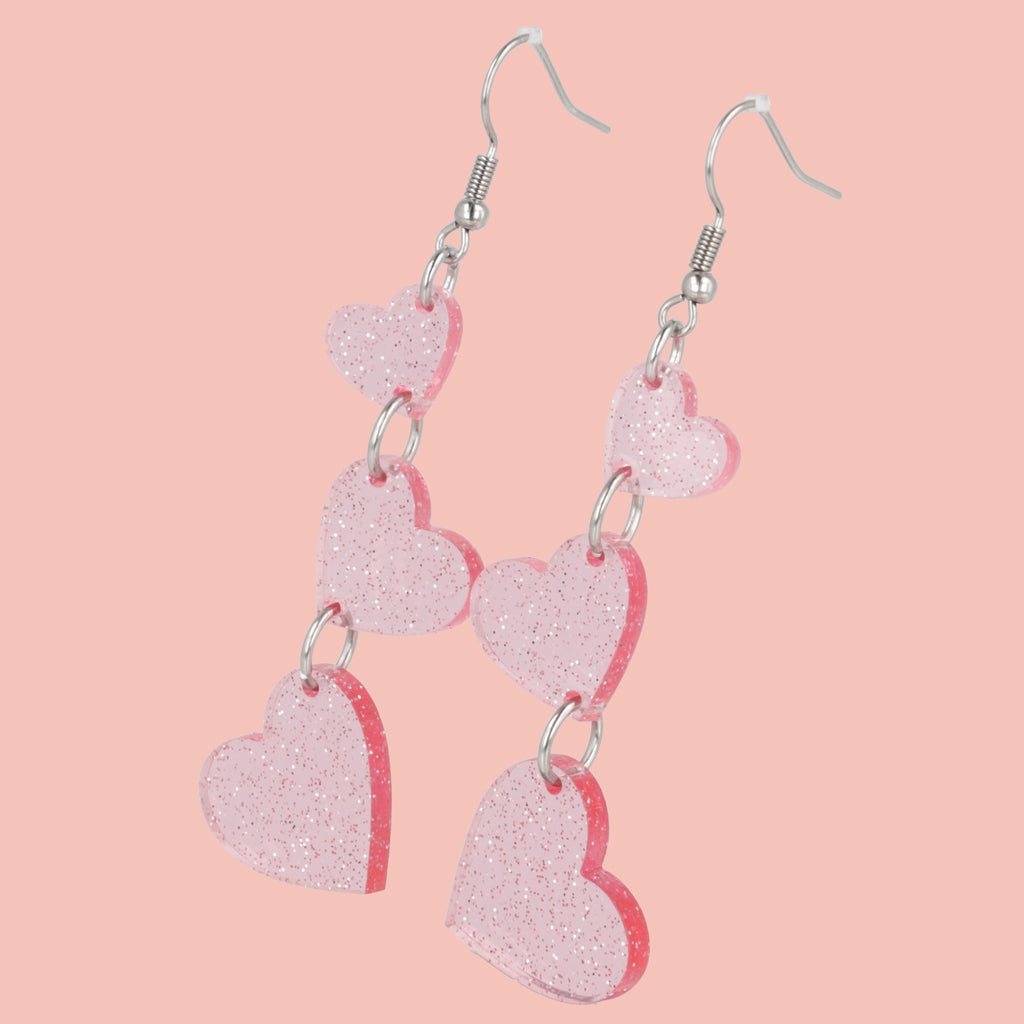 Love Is In The Air Earrings - Pink - Sour Cherry