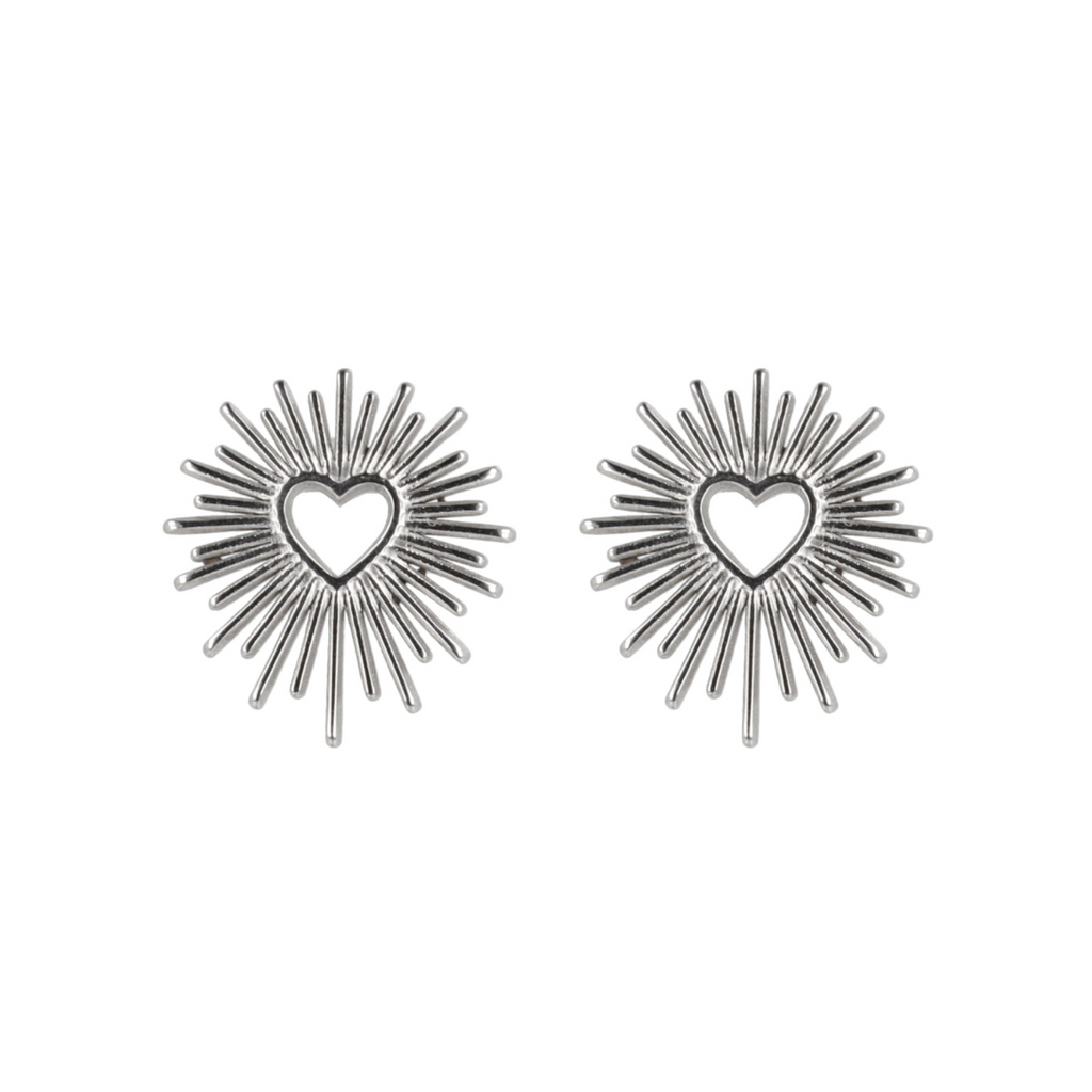 Sacré Coeur Stud Earrings - Sour Cherry