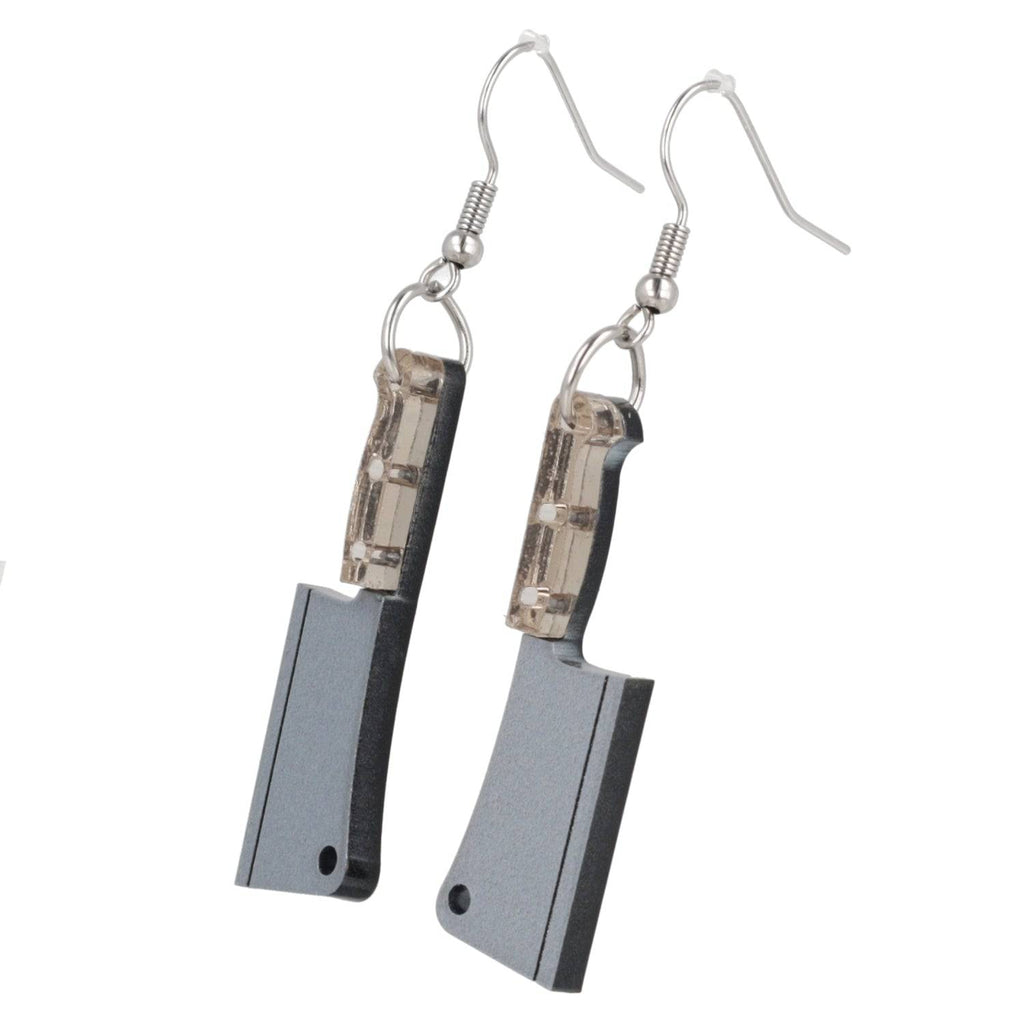 Meat Cleaver Earrings - Sour Cherry