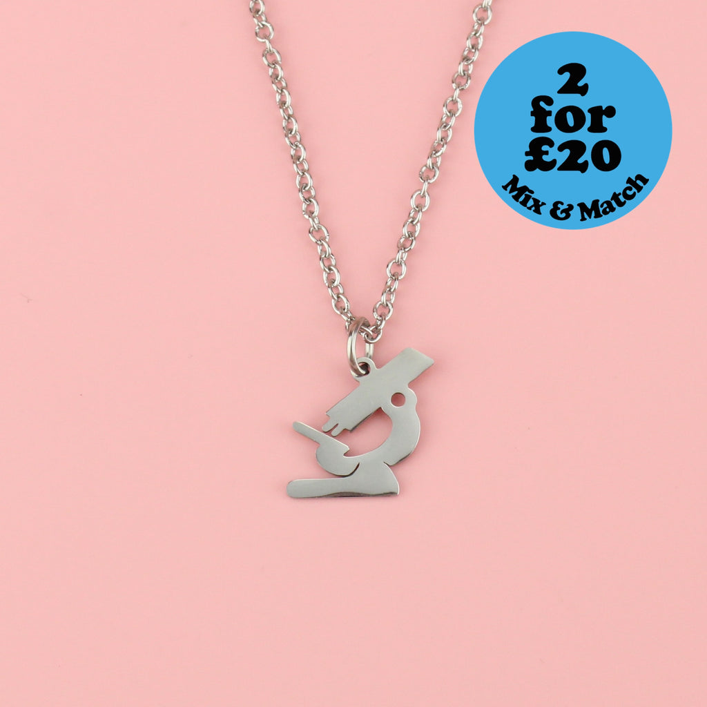 Microscope Necklace - Sour Cherry