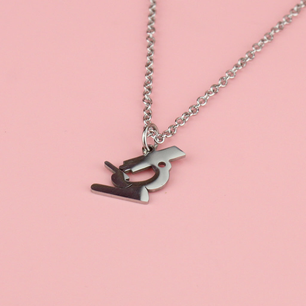Microscope Necklace - Sour Cherry