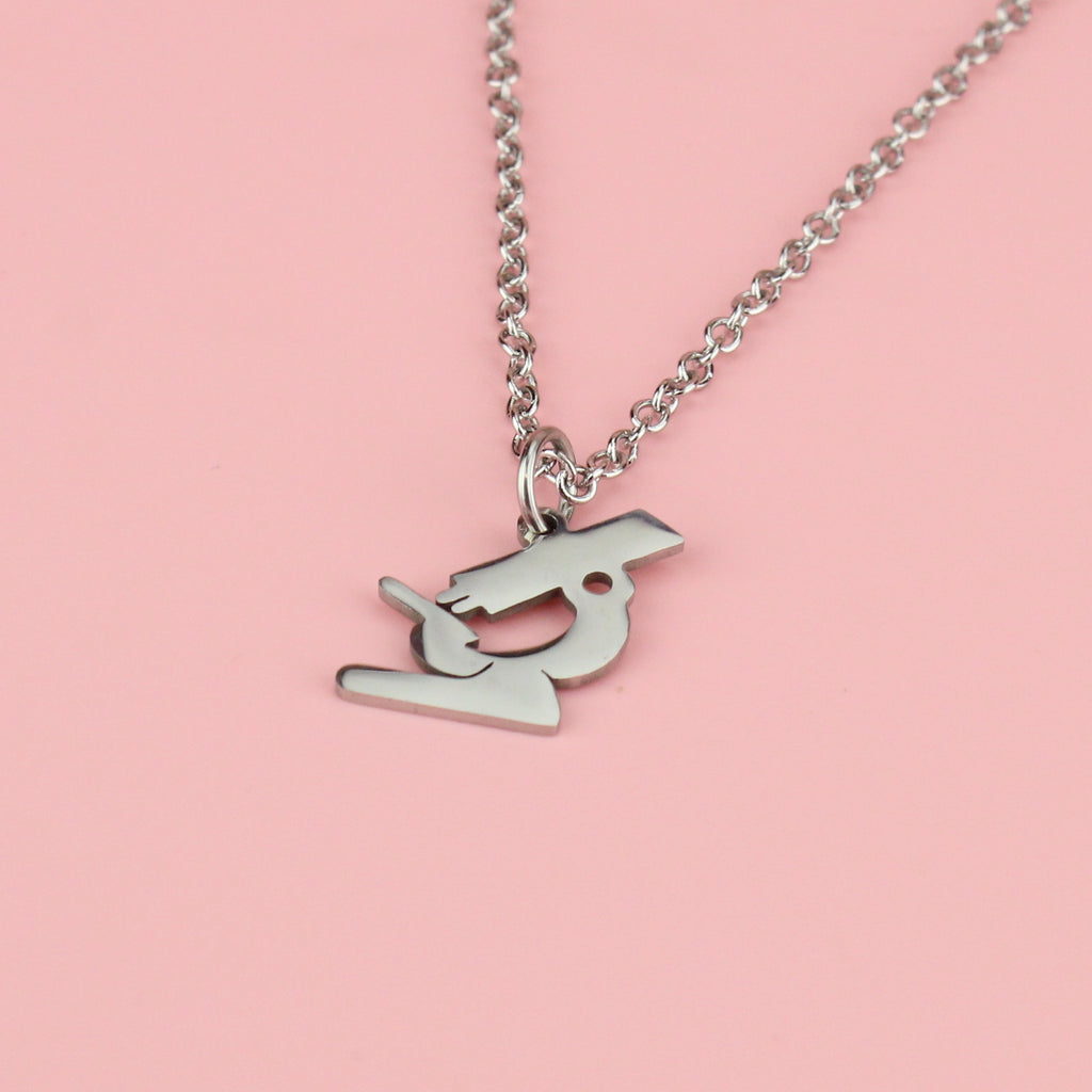 Microscope Necklace - Sour Cherry