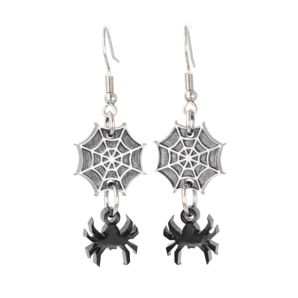 No Web Home Spider Earrings - Sour Cherry